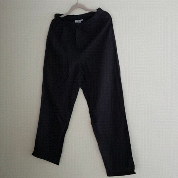 HOT Cotton by Marc Ware Black Linen Pants - Picture 1 of 5